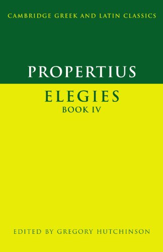 Propertius: Elegies   2006 9780521525619 Front Cover