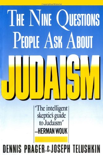 Nine Questions People Ask about Judaism   1986 9780671622619 Front Cover