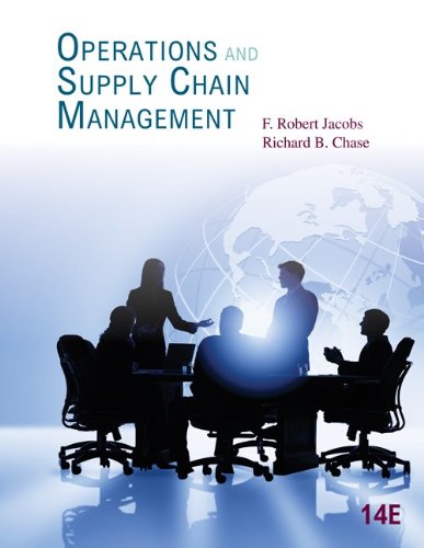 Operations and Supply Chain Management with Connect  14th 2014 9781259696619 Front Cover