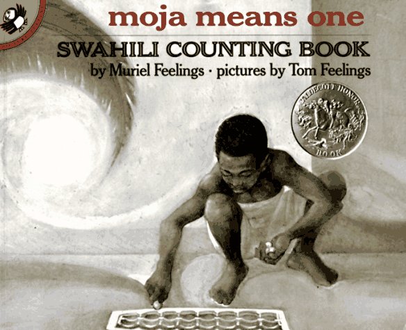 Moja Means One Swahili Counting Book N/A 9780140546620 Front Cover