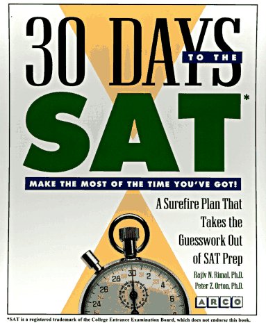 30 Days to the SAT   1996 (Annual) 9780028612621 Front Cover