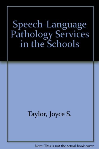 Speech-Language Pathology Services 2nd 1992 9780205132621 Front Cover