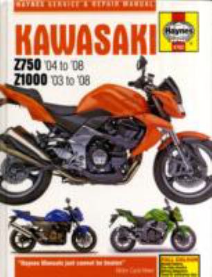 Kawasaki Z750 and Z1000 Service and Repair Manual  2008 9781844257621 Front Cover
