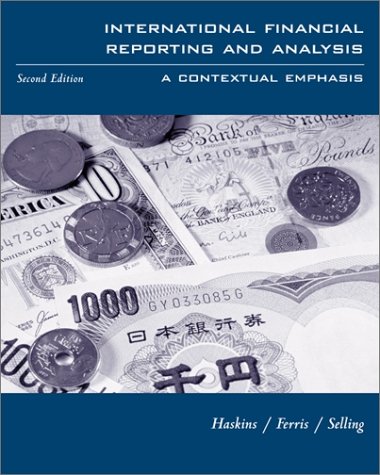 International Financial Reporting and Analysis  2nd 2000 (Revised) 9780072287622 Front Cover