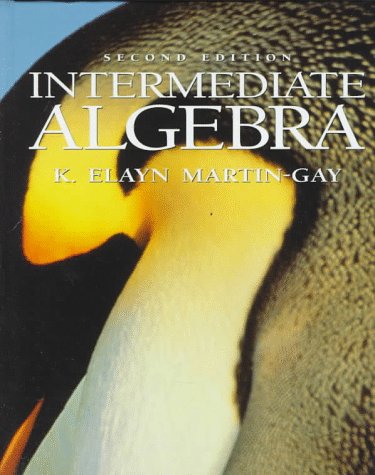 Intermediate Algebra  2nd 1997 9780132424622 Front Cover