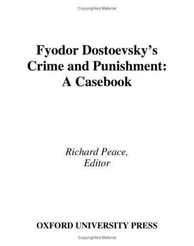 Fyodor Dostoevsky's Crime and Punishment A Casebook  2005 9780195175622 Front Cover
