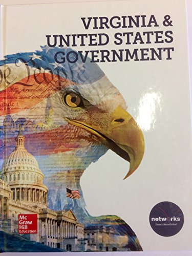 Virginia & United States Government 1st 9780078978623 Front Cover
