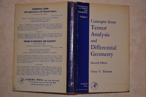 Concepts from Tensor Analysis and Differential Geometry 2nd 9780126884623 Front Cover