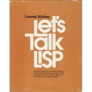 Let's Talk LISP  1976 9780135327623 Front Cover