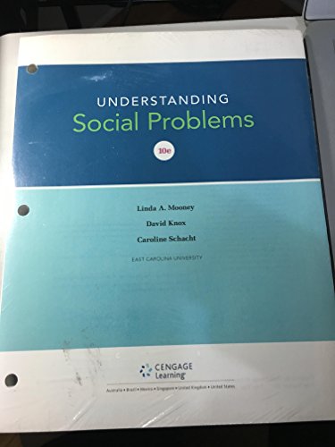 UNDERSTANDING SOCIAL PROBLEMS (LOOSE)   N/A 9781305859623 Front Cover