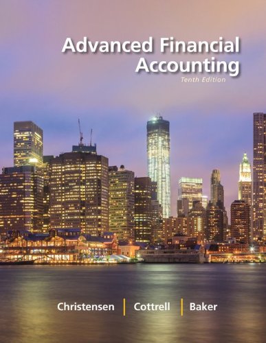 Advanced Financial Accounting  10th 2014 9780078025624 Front Cover