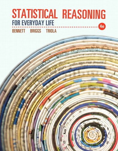 Statistical Reasoning for Everyday Life  4th 2014 9780321817624 Front Cover