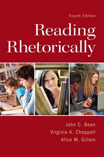 Reading Rhetorically  4th 2014 9780321846624 Front Cover
