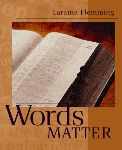 Words Matter   2005 9780618256624 Front Cover