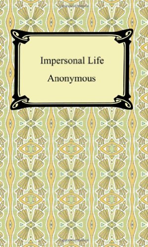 Impersonal Life  N/A 9781420928624 Front Cover