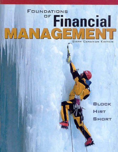 FOUND.OF FIN.MGMT.>CANADIAN ED 6th 2003 9780070897625 Front Cover