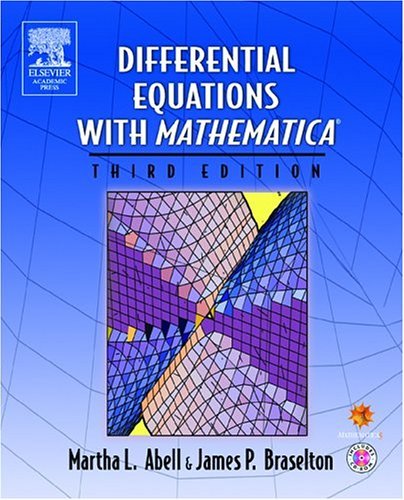 Differential Equations with Mathematica  3rd 2003 (Revised) 9780120415625 Front Cover