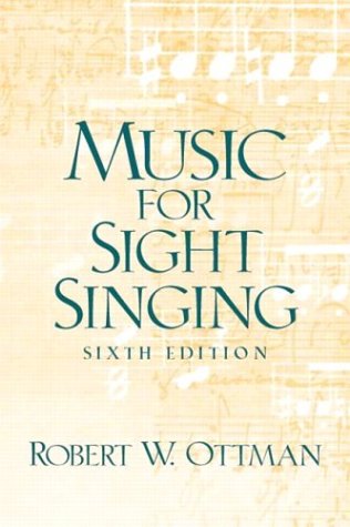 Music for Sightsinging  6th 2004 9780131826625 Front Cover