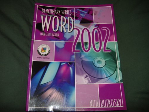 Microsoft Word 2002 Core Certification  2002 9780763814625 Front Cover