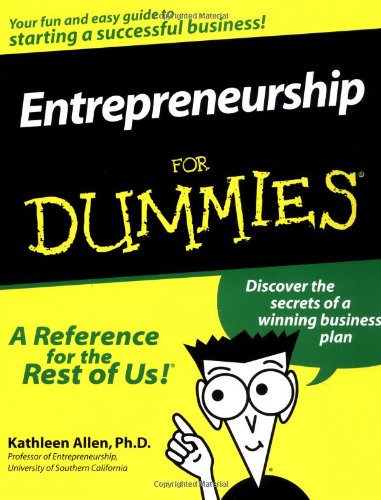 Entrepreneurship for Dummiesï¿½   2001 9780764552625 Front Cover