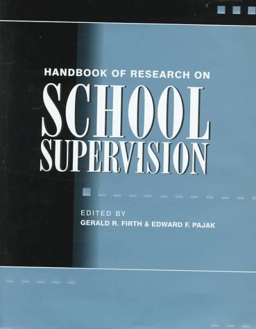 Handbook of Research on School Supervision  N/A 9780028646626 Front Cover