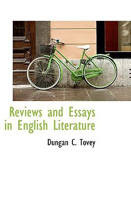 Reviews and Essays in English Literature  N/A 9781110588626 Front Cover