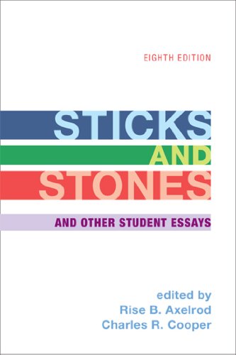 Sticks and Stones: And Other Student Essays  2013 9781457612626 Front Cover