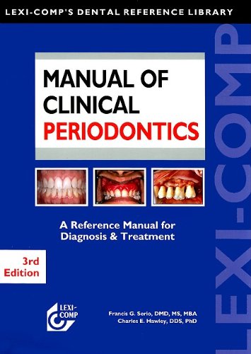 Manual of Clinical Periodontics A Reference Manual for Diagnosis and Treatment 3rd 2009 9781591952626 Front Cover