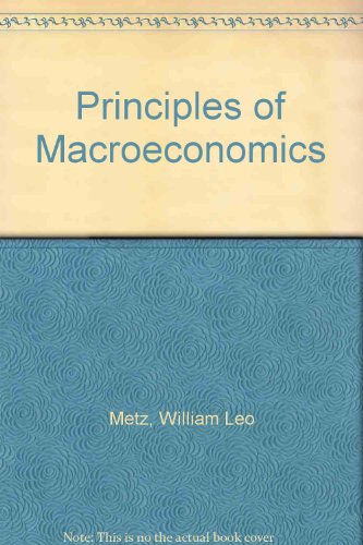 Principles of Macroeconomics Study Guide  Revised  9780757587627 Front Cover