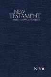 NIV New Testament with Psalms and Proverbs [Pocket Size, Black]  N/A 9781563206627 Front Cover