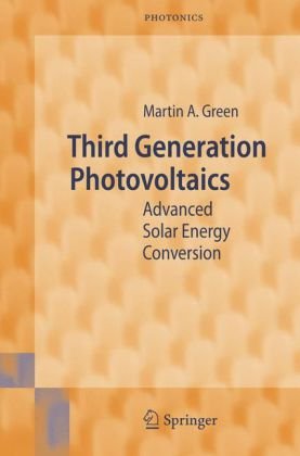 Third Generation Photovoltaics Advanced Solar Energy Conversion  2003 9783540265627 Front Cover