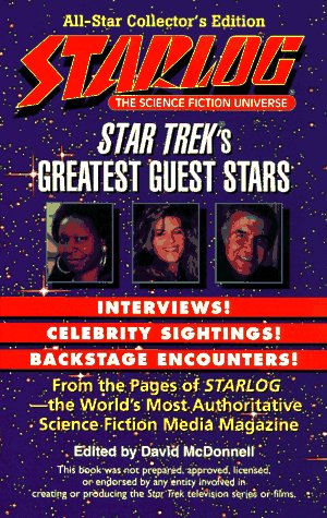 Starlog: Star Trek's Greatest Guest Stars Star Trek's Guest Stars  1998 9780061056628 Front Cover
