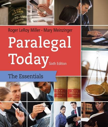 Paralegal Today The Essentials 6th 2014 9781133935629 Front Cover