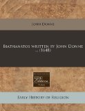 Biathanatos written by John Donne ... (1648)  N/A 9781171258629 Front Cover
