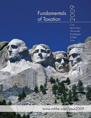 Fundamentals of Taxation 2009 2nd 2009 9780073379630 Front Cover
