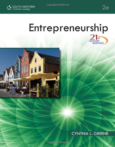Entrepreneurship  2nd 2011 (Revised) 9780538740630 Front Cover