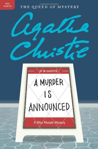 Murder Is Announced A Miss Marple Mystery N/A 9780062073631 Front Cover
