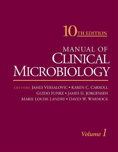 Manual of Clinical Microbiology  10th 2011 9781555814632 Front Cover
