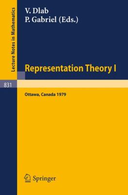 Representation Theory I Ottawa, Canada 1979  1980 9783540102632 Front Cover