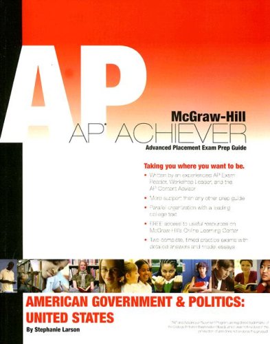 AP Achiever: American Democracy Advanced Placement Exam Prep Guide 7th 2005 9780073256634 Front Cover