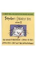 Boynton's Greatest Hits the Big Yellow Box (Boxed Set) The Going to Bed Book; Horns to Toes; Opposites; but Not the Hippopotamus  1999 9780689826634 Front Cover