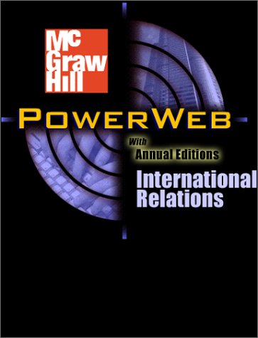 PowerWeb : International Relations  2001 9780072454635 Front Cover