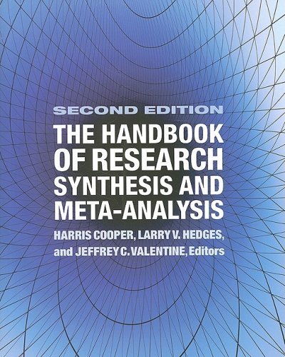 Handbook of Res Synthesis 2 Ed  2nd 2009 (Revised) 9780871541635 Front Cover