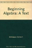 Beginning Algebra : A Text 4th (Teachers Edition, Instructors Manual, etc.) 9780030033636 Front Cover
