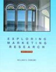 Exploring Marketing Research 6th 1997 9780030187636 Front Cover