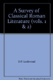 Survey of Classical Roman Literature N/A 9780226489636 Front Cover
