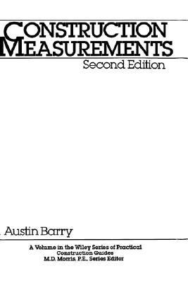 Construction Measurements  2nd 1988 (Revised) 9780471836636 Front Cover