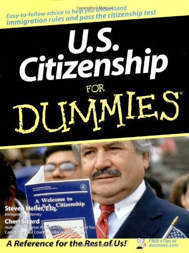 U. S. Citizenship for Dummies   2003 9780764554636 Front Cover