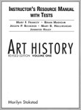 Art History Instructor's Manual with Tests Revised  9780130828637 Front Cover