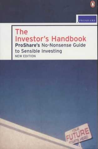 Investors Handbook Proshares Essential Guide to Sensible Investing 3rd 2001 (Revised) 9780141002637 Front Cover